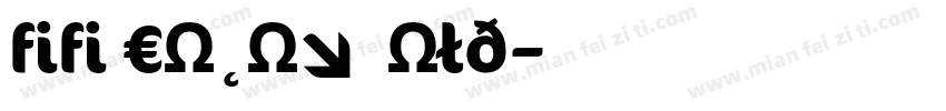 FF Cocon Bold字体转换